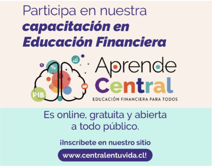 Participa en “Aprende Central” 2025: Curso gratuito de educación financiera para la ciudadanía